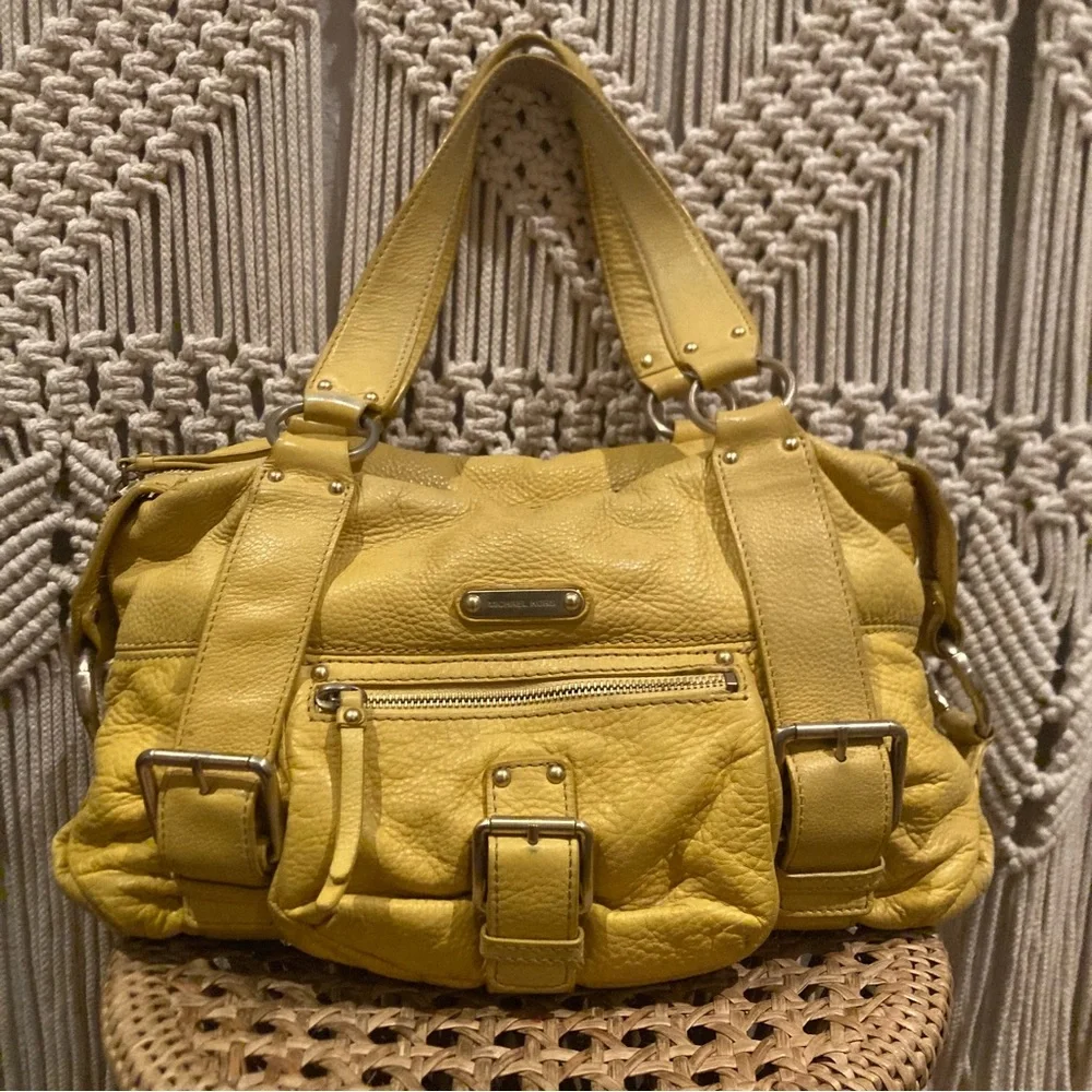 Yellow Michael Kors Handbag - Picture 1 of 14